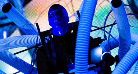 See the Blue Man Group